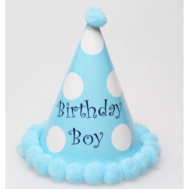 NEW Baby Kid Rainbow Birthday Party Hat Child Crown Decoration Pompon Paper Cap Cartoon Pattern Festival Colorful(1336L) - Image 18