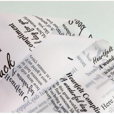 Design Water Proof English Opp Paper for wrapping Wedding Gift DIY Bouquet Packing Wrapping Paper (1367L) - Image 15