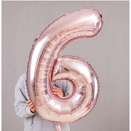 32inch number aluminium balloon Rose gold birthday party balloons valentine's day wedding decoration (687L) - Image 9