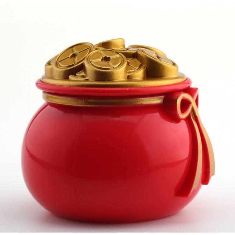 New Year Cake Decoration Lucky Cat Game Gold Red Color Printing New Year Resin Cake Insertion (1063L) - Image 6