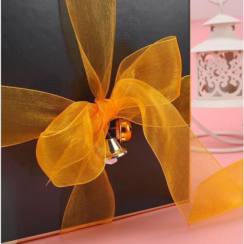5yard 1.5/2/2.5/4cm Organza Ribbon gift wrapping decoration Christmas silk ribbons for Wedding DIY Craft Handmade(1521L) - Image 2
