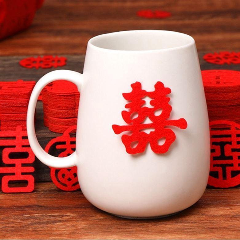 30pcs/pack Mini Marriage Stickers Traditional Chinese Wedding Decorations Fruit Plate Xiao Xi Zi Room Throwing(1913L) - Image 7