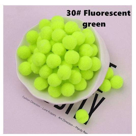 12pcs 30mm DIY Fluffy Soft Pompom Plush Pom Poms Ball Macaron Pompones Handmade Sewing Craft Kid Toy Wedding(1957L) - Image 20