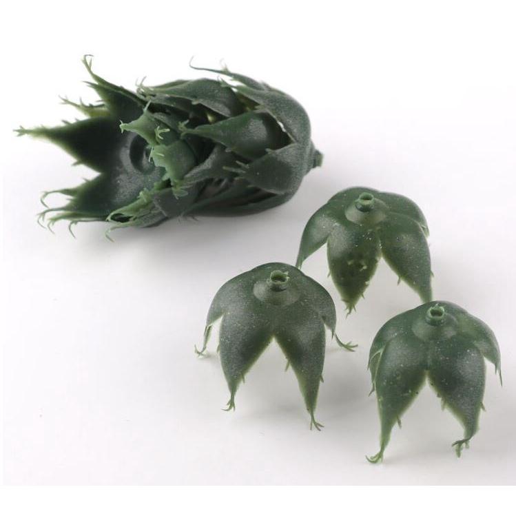 10pcs Rose paper rattan mesh flower material green leaf imitation No. 2 hand-made flower leaf receptacle calyx(1951L)