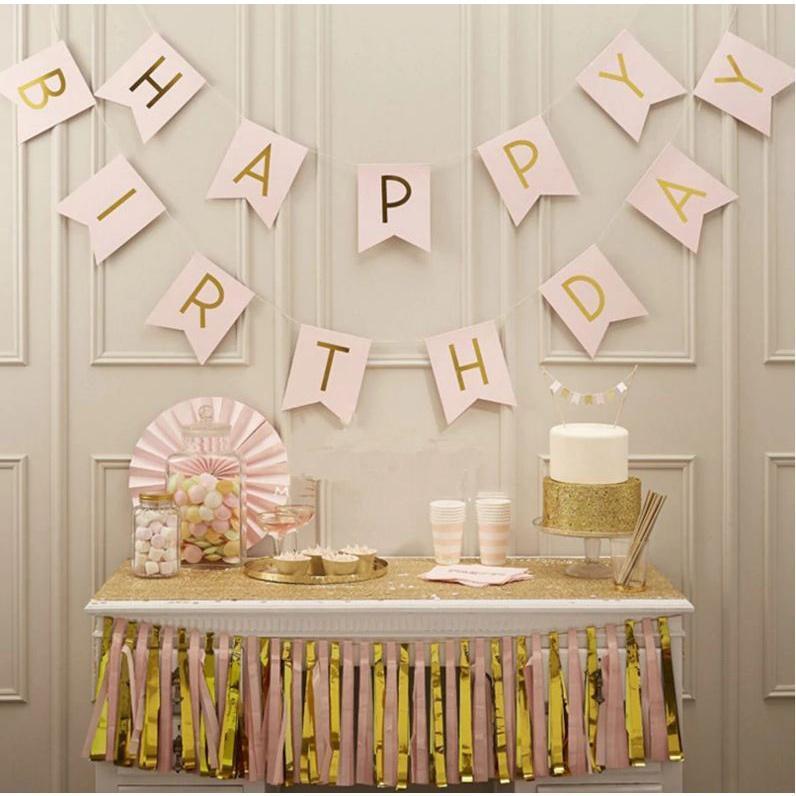 Paper Bunting Garland Banners Flags Happy Birthday Banner Boys Girl Baby Shower Birthday Party Decoration(692L) - Image 3