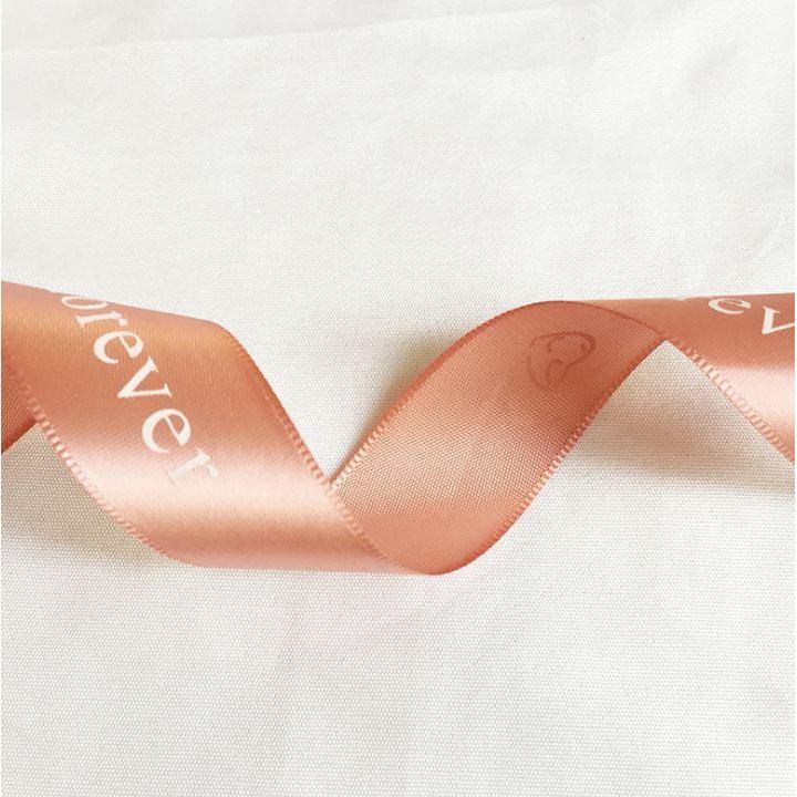25mm Print Forever Love Silk Ribbons Wedding Car Festival Bridal Accessories Diy Gifts Box Christmas Decor (1248L) - Image 11