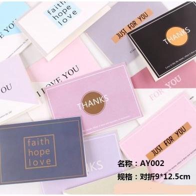 1Pcs Thank You Cards for supporting my small business card for wedding gift package decor Writable Thanks Cards (1545L) - Image 2
