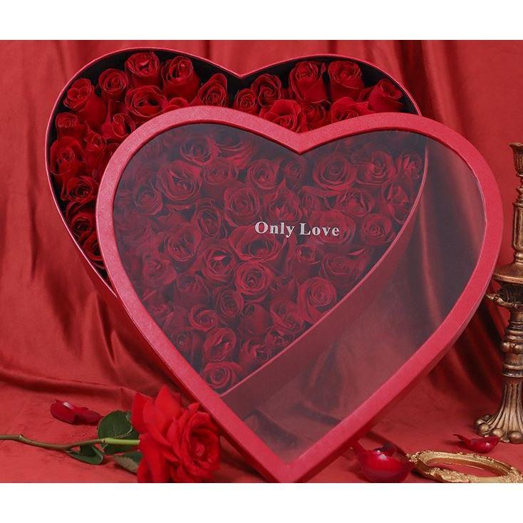Heart & Round Shaped Flower Box Floral Gift Boxes with Lids Flower Arrangements Dropshipping(1878L) - Image 5