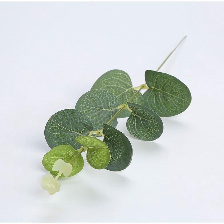 Single Green Artificial Eucalyptus Leaf Leaves Plants Money Leaf Fake Plants Wall Decorative Wedding Shooting (1298L) - Image 5