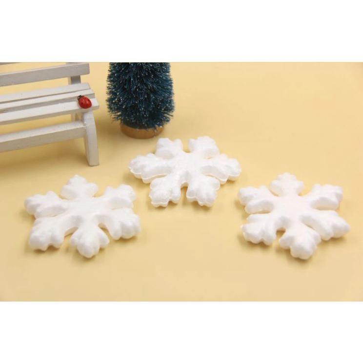 2pcs 75MM DIY Christmas Snowflakes Foam Snowflakes Ornaments For Home Decor Festival Christmas(1715L) - Image 3