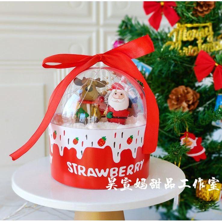New Year Birthday Wedding Candy Box Transparent Acrylic Round Gift Box New Year Gift Packaging Box(1155L) - Image 3