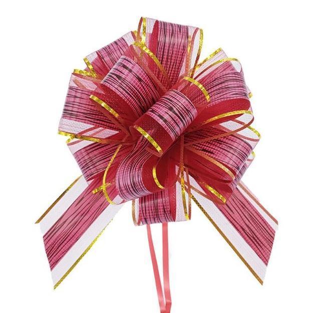 1pc Large Golden Pull Bow Tulle Ribbon Bows Wedding Party Cars Birthday Christmas Presents Gift Decoration(1872L) - Image 18