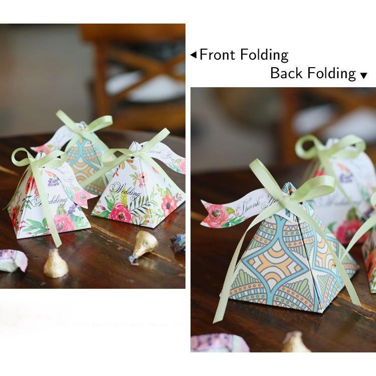 100pcs Pyraimid Flower Candy Box - Image 4
