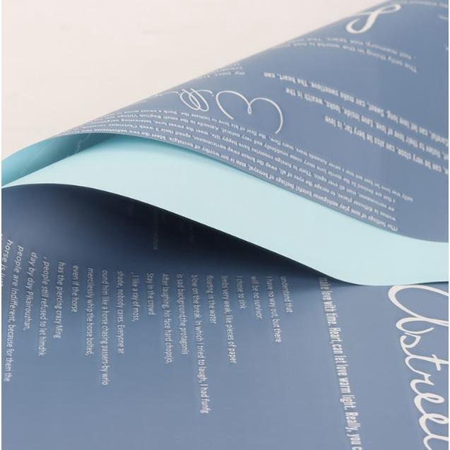 1pc English Letters Hanfei-Paper Ouya Wrapping Paper Waterproof Flowers Korean Bouquets Packing Materials Florist(1164L) - Image 15