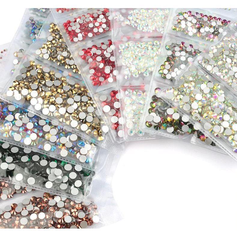 Crystals Stones Iron on Flat Back Gold yellow AB Hot Fix Strauss Crystal Hot fix Rhinestones for Clothes (836L) - Image 10