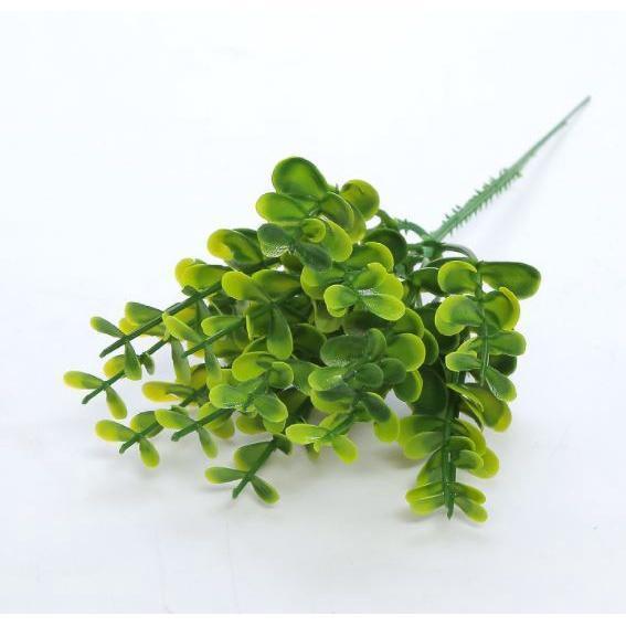 1pc 5 fork eucalyptus money leaf Mini simulation plant green plant potted small bonsai flower arrangement fake(1753L) - Image 5