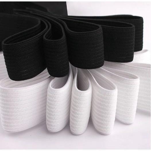 1yard 4/5/6/8/10/12/20mm Flat Elastic Band White Nylon Rubber Waist Band for Pregnant Baby DIY Sewing Garment 松紧带(1947L)