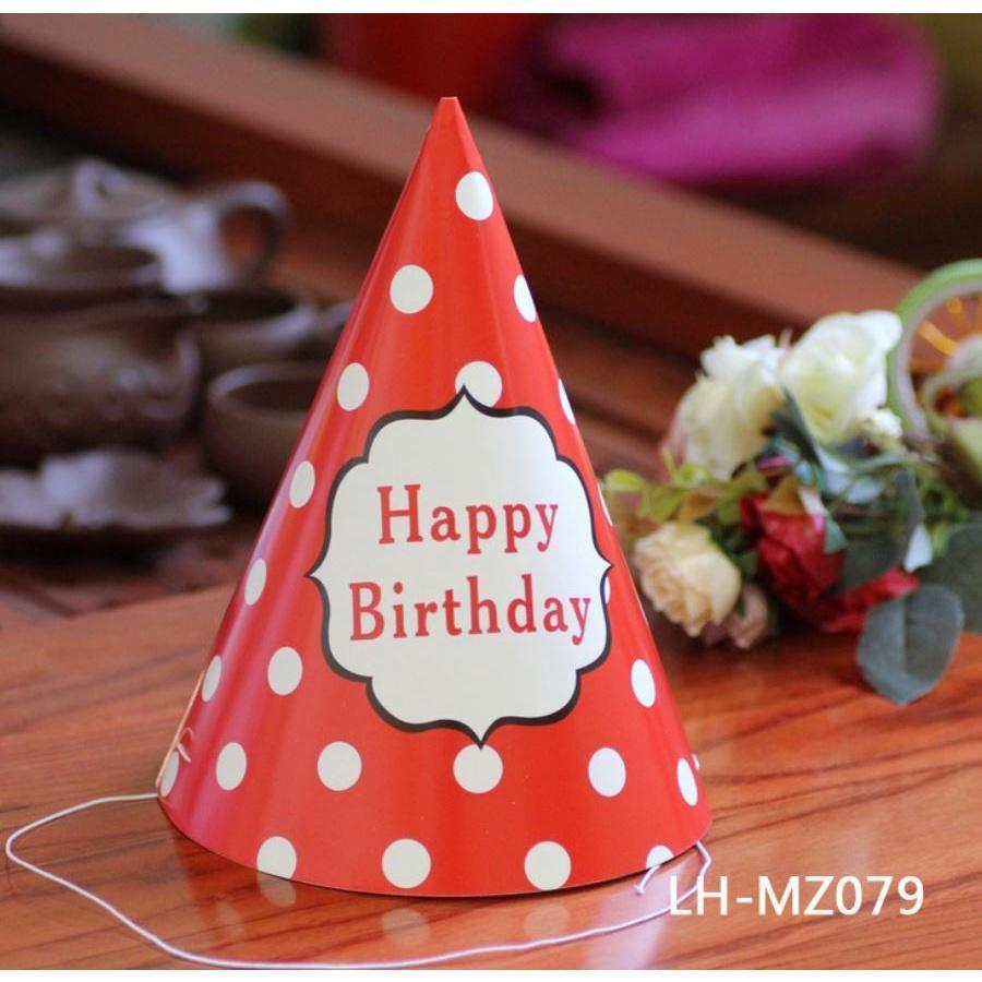 5pcs Happy Birthday Party Hats Paper Handmade Cap Shower Baby Decoration 生日帽 (574L) - Image 13