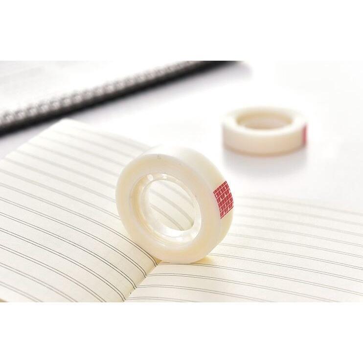 1roll White Invisible Tape 1.2cmx25M Creative Small Transparent Scrub Sticker Pocket Book Tool Students Paste (1671L) - Image 4
