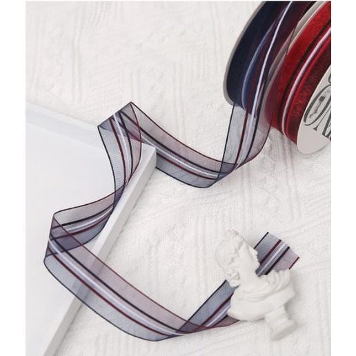 2.5cm 20yard Ribbon 520 Valentine's Day Gift Flower Ribbon Three Quotes Love Letter High-end Yarn Ribbon Flower(1856L) - Image 5