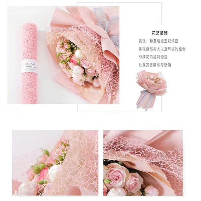 50cm x 1yard DIY Handmade Scrapbook Decorative Hollow Round Paper wedding Party Supplies Flower GiftWrappingPaper(1296L) - Image 8