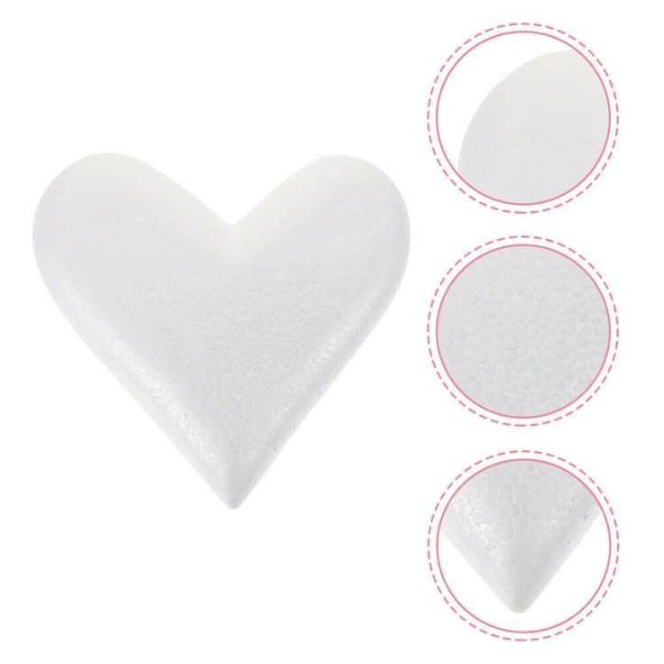 Wedding Valentine's Day Foam Ball White Hollow Heart Ornament Crafts Heart-shaped For DIY Christmas Party Decor(1870L) - Image 6
