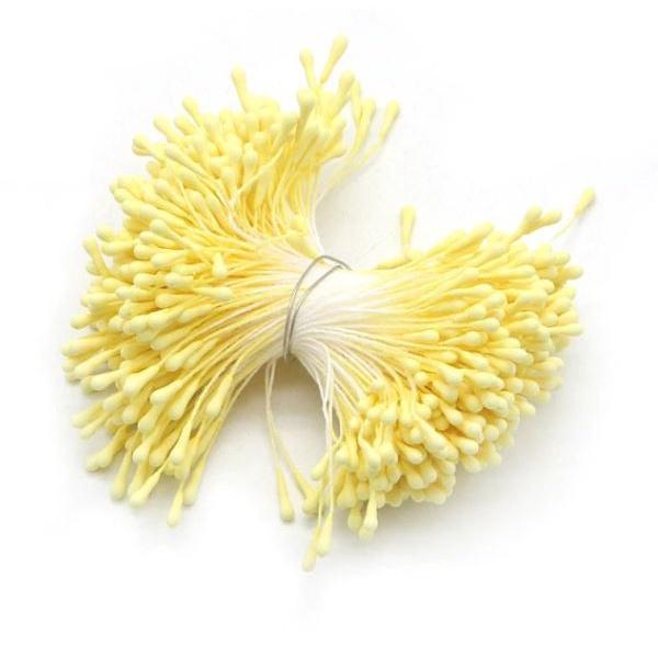 50pcs 2mm-3mm Korea Mini Stamen Matte Handmade Artificial Flowers For Wedding Party Home Decoration 哑光花心花芯 (1588L) - Image 13