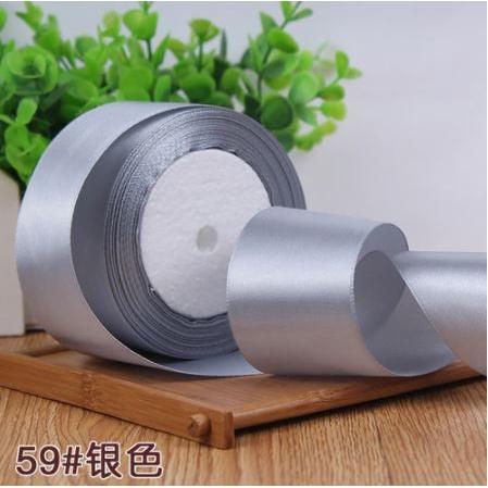 2.5cm Handmade DIY Material Silk Satin Ribbon for Wedding Party Gift Wrap Accessories Sewing Christmas Decoration(533L) - Image 20