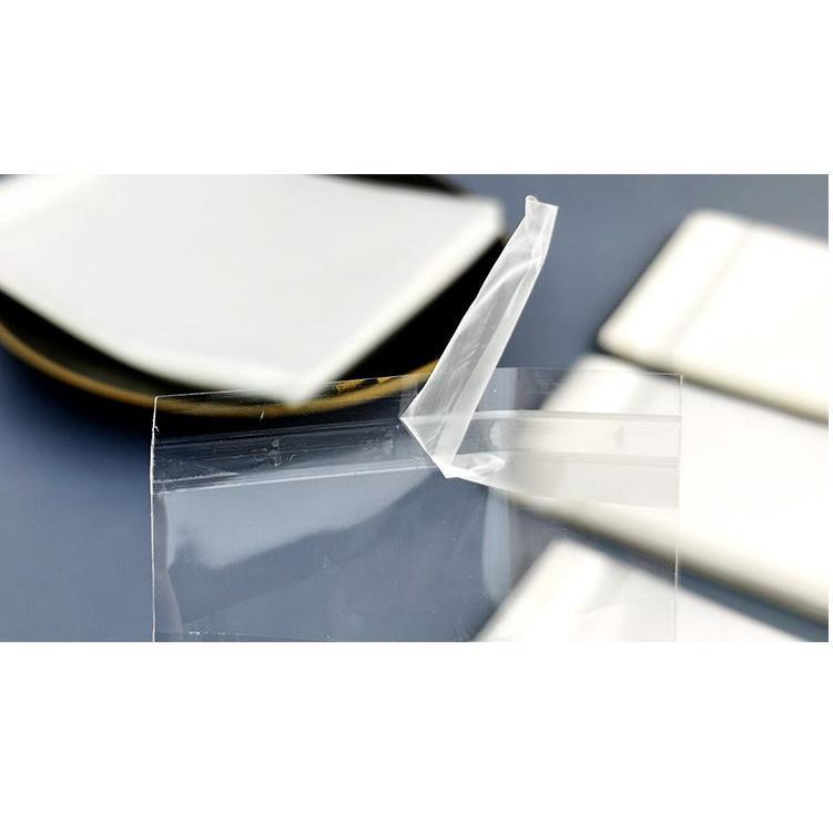 100pcs/lot 8 Size Transparent Cookie Packaging Bags Self-adhesive Plastic Biscuit Bag Wedding Candy Bags(1269L) - Image 4