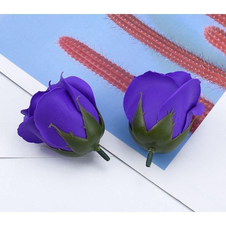 1pc 4.5cm Colorful artificial Rose Soap Flower Romantic Wedding Party Gift Handmade Flower Petal real touch flower(501L) - Image 11