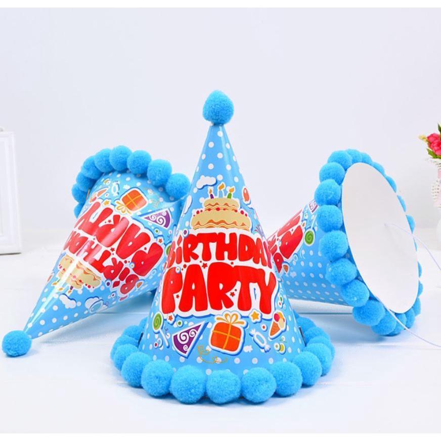 New 1pcs baby kid rainbow birthday party hat child crown decoration paper cap cartoon pattern festival colorful(749L) - Image 12