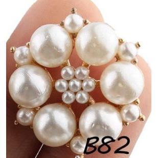 22mm~ 25mm Rhinestone Jewelry Buckle Rhinestone Pearl Hair Accessories, Jewelry Headwear Material DIY - Image 6