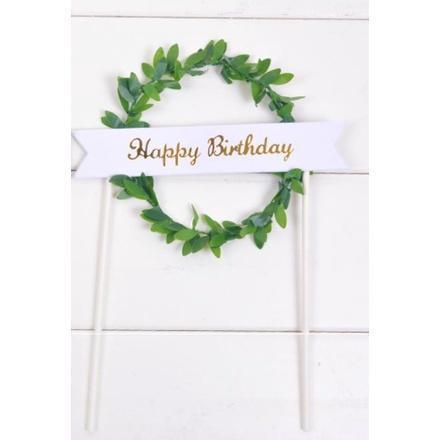 1pcs/set wreath flower love Cake card paper holiday Party Cute birthday decorations bunting Holiday wedding(354L) - Image 12
