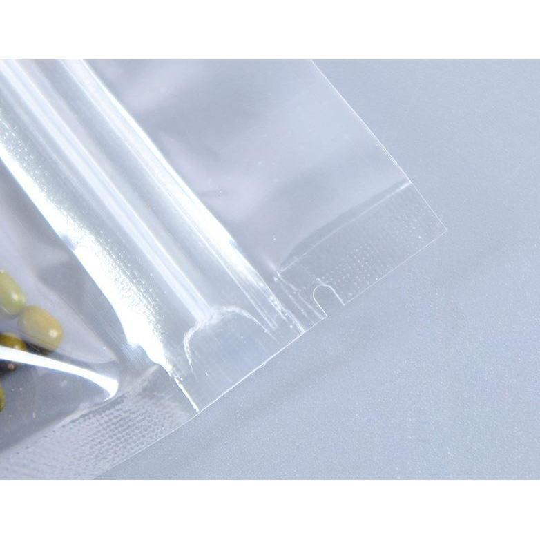 10PCS/ Lot Plastic Stand Up Zipper Matte Clear Food Storage Bag Reclosable Zip Lock Package Pouches Transparent (1110L) - Image 7