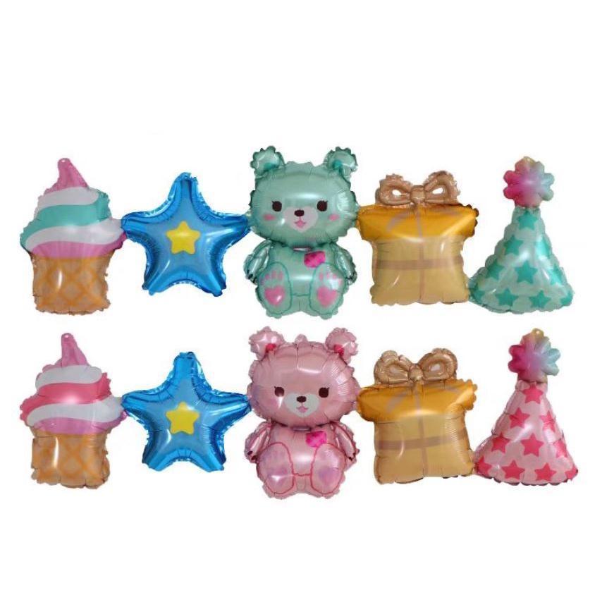 1pcs Party Connected Animal Balloon Baby Shower Bear Ballon Duck Beer Foil Balloon for Birthday Decoration(1673L) - Image 2