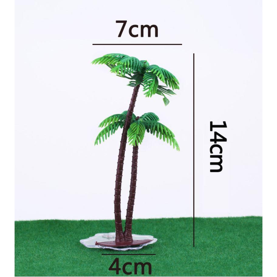 Coconut Tree Birthday Cake Cards Dessert Baking Fruit Insert Cards Toppers Decor (350L) - Image 9
