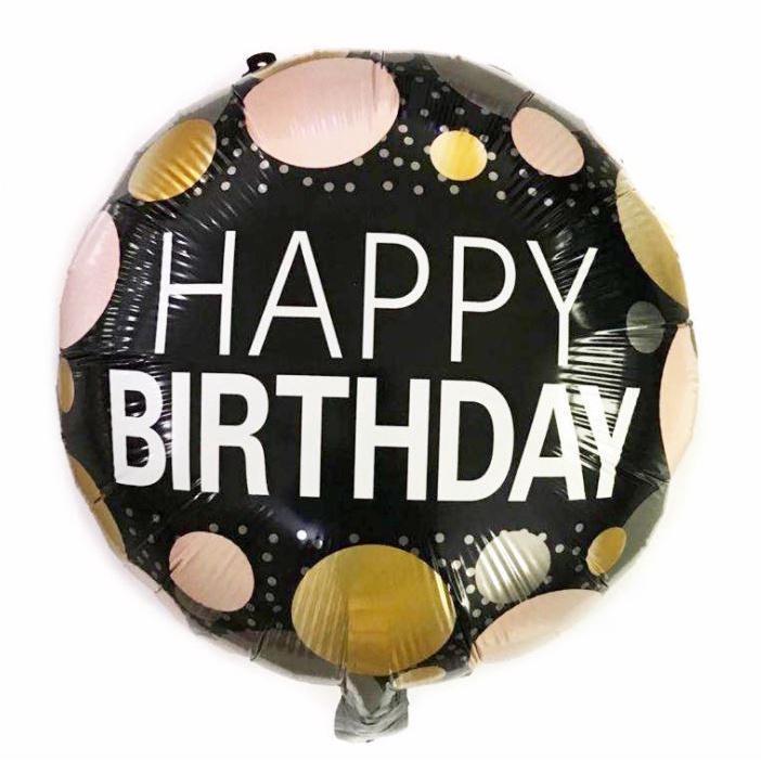 NEW 18Inch Round Foil Balloon Happy Birthday Helium Balls Birthday Party Decorations kids (1033L) - Image 6