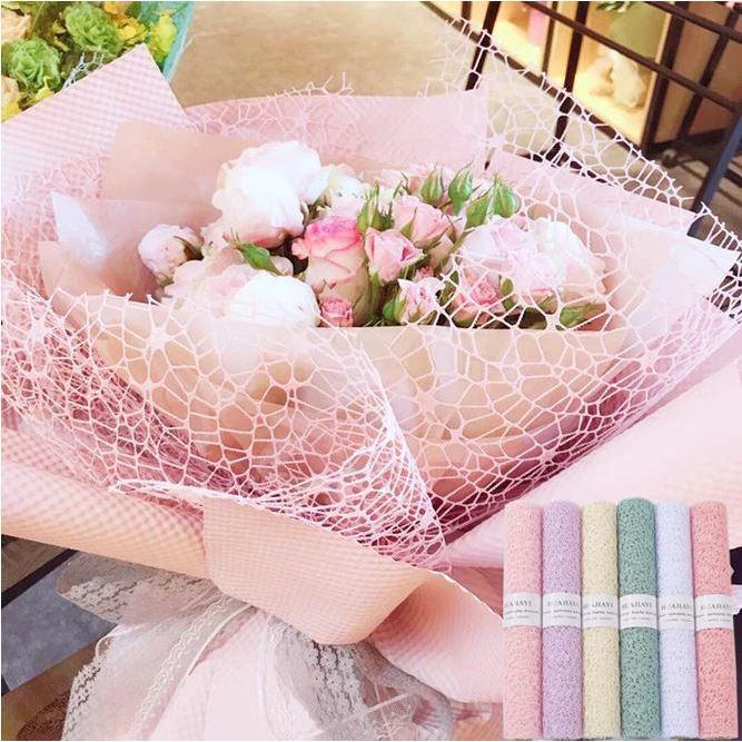 50cm x 1yard DIY Handmade Scrapbook Decorative Hollow Round Paper wedding Party Supplies Flower GiftWrappingPaper(1296L)