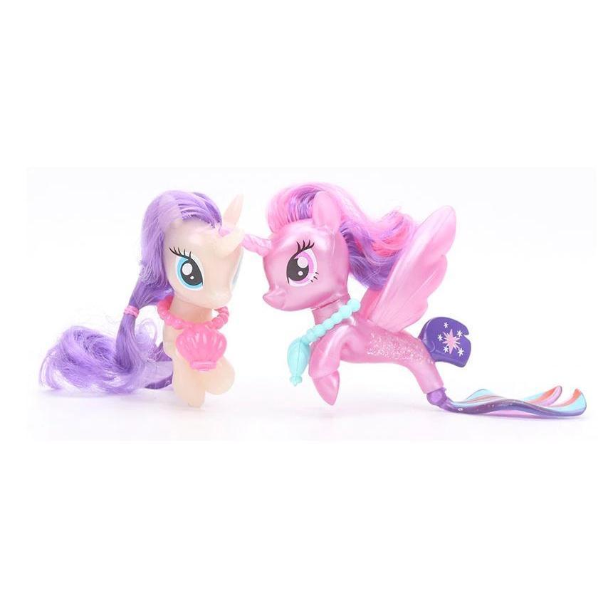 My Little Pony Twilight Sparkle Cute Fishtail Pony Toys Doll Kids Girl Cartoon Kawaii Anime Figurine Model鱼尾小马(1654L) - Image 7