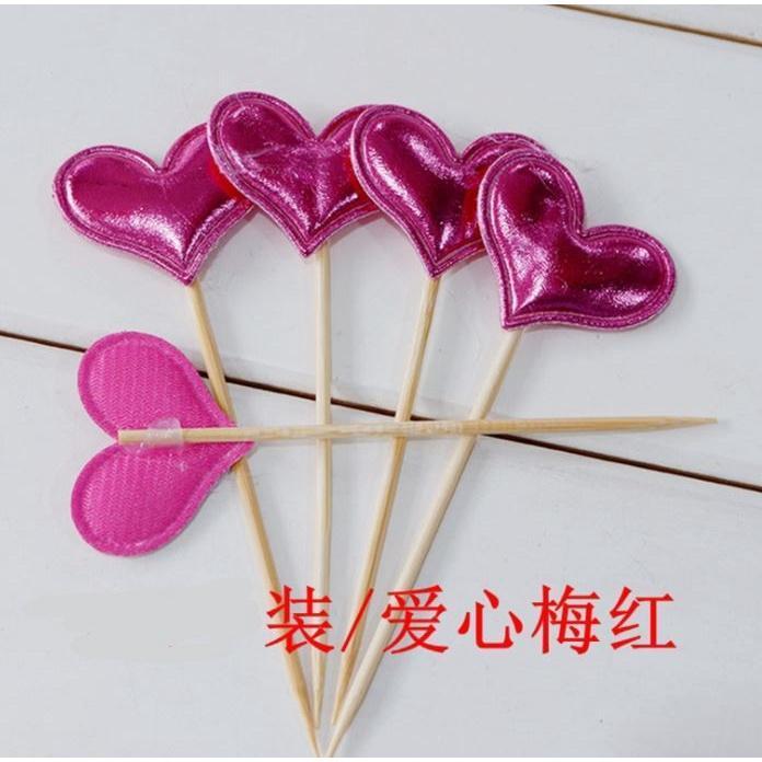 5pcs Star Heart Cake Toppers Adorable Cake Picks PU Cupcake Decor Party Supplies(1462L) - Image 14