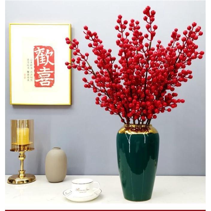 Fortune Fruit Artificial Flowers for Wedding DIY Home Decoration Christmas Valentine's Day Easter Garden Outdoor(1639L) - Image 4