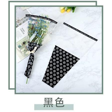 50pcs/pack Cellophane Flower Wrapping Paper Rose Opp Plastic Printed Bag Bouquet Packaging Material(553L) - Image 8