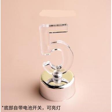 Candle Birthday LED Candle 0-9 Number Light Decorative Letters Automatic Change Lamp Flamless Holiday Birthday(486L) - Image 18