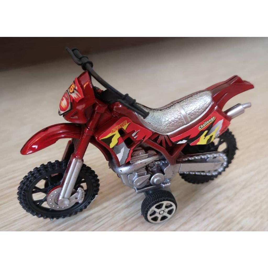 Multicolor-mixed Mini Alloy motorcycle toy birthday cake decoration for boy man children birthday party (1060L) - Image 9