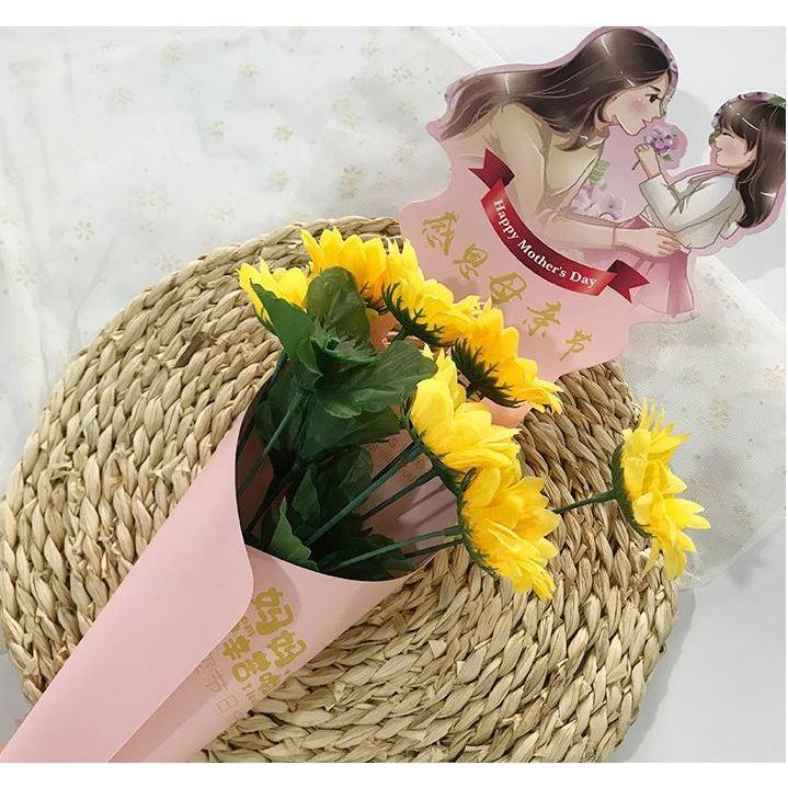 1pcs New Mother Day Single Flower Box Single Rose Flower Box Bouquet Packaging Gift Box Christmas Gift Box (1019L) - Image 3