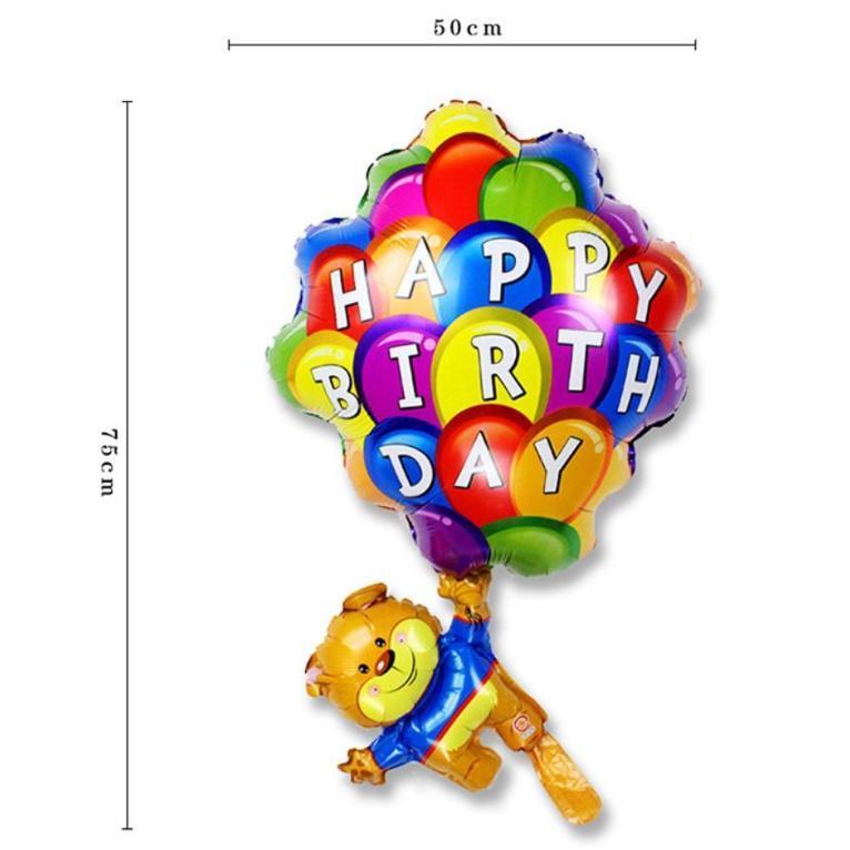 30inch New Styling Bear Parachute Aluminum Foil Balloon Cartoon Birthday Party Wedding Decoration(433L) - Image 2