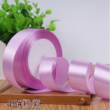2.5cm Handmade DIY Material Silk Satin Ribbon for Wedding Party Gift Wrap Accessories Sewing Christmas Decoration(533L) - Image 14