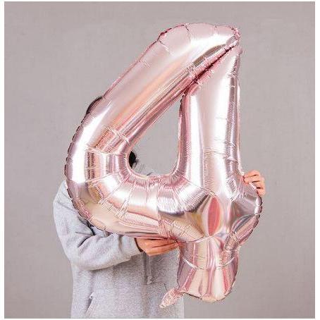 32inch number aluminium balloon Rose gold birthday party balloons valentine's day wedding decoration (687L) - Image 7