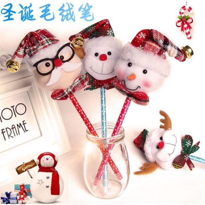 1pcs Cute Merry Christmas Ballpoint Pen Cute Cat Pattern School Office Stationery Supplies (1100L)