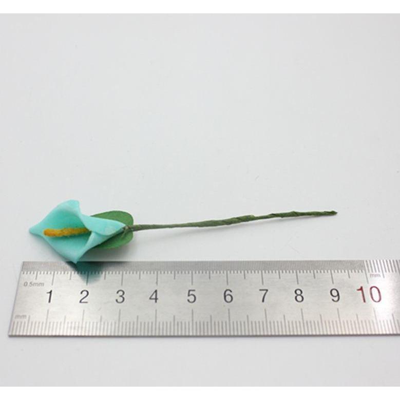 12pcs head/set Artificial Flowers 10 Colors Calla Lily Bridal Wedding Decoration Bouquet Head PE Real Touch(623L) - Image 4